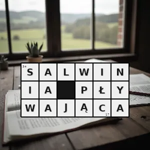 Hasło krzyżówkowe salvinia natans paproć wodna jedyny przedstawiciel tego rodzaju i rodziny salwiniowatych rosnący w stanie dzikim w polsce gdzie występuje niezbyt często w zbiornikach wodnych na niżu gatunek - salwinia pływająca – rozwiązanie, synonimy, podpowiedzi i definicje krzyżówkowe